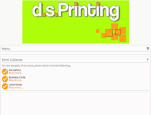 Tablet Screenshot of dsprinting.co.uk